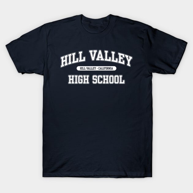 Hill Valley High School T-Shirt by RetroCheshire